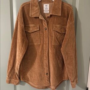GAP Kids/Teen Tan Corduroy Utility Jacket